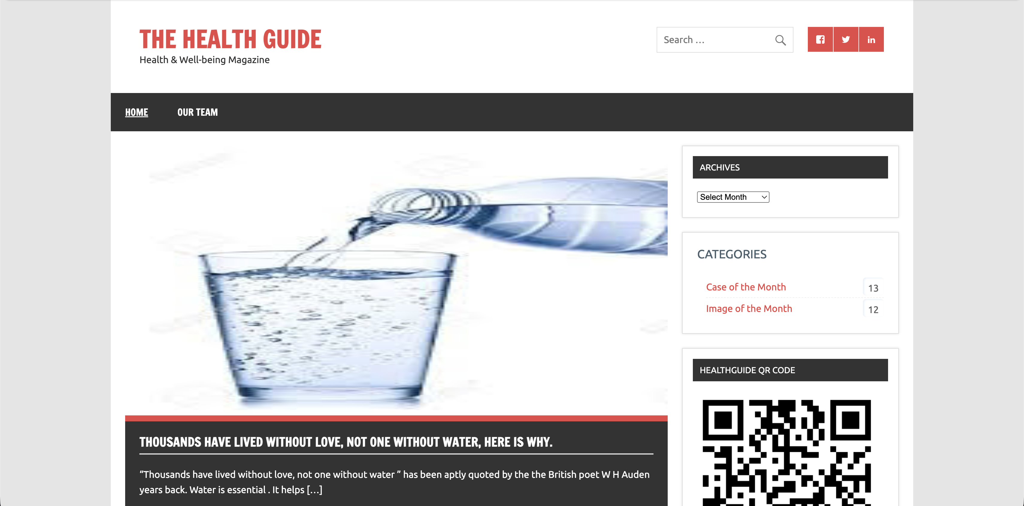 The Health Guide Before